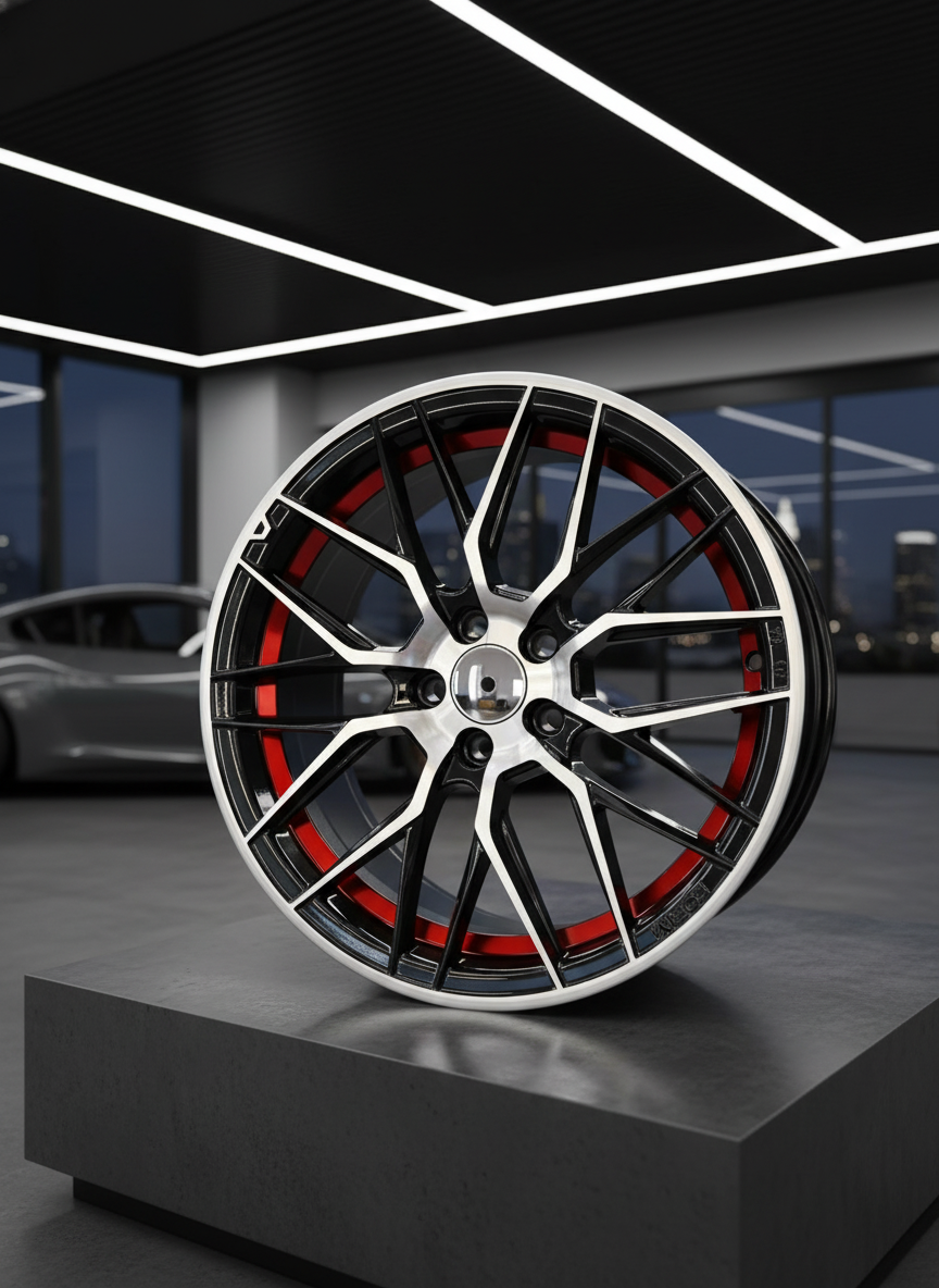 Automotive Wheel in Dynamic Setting