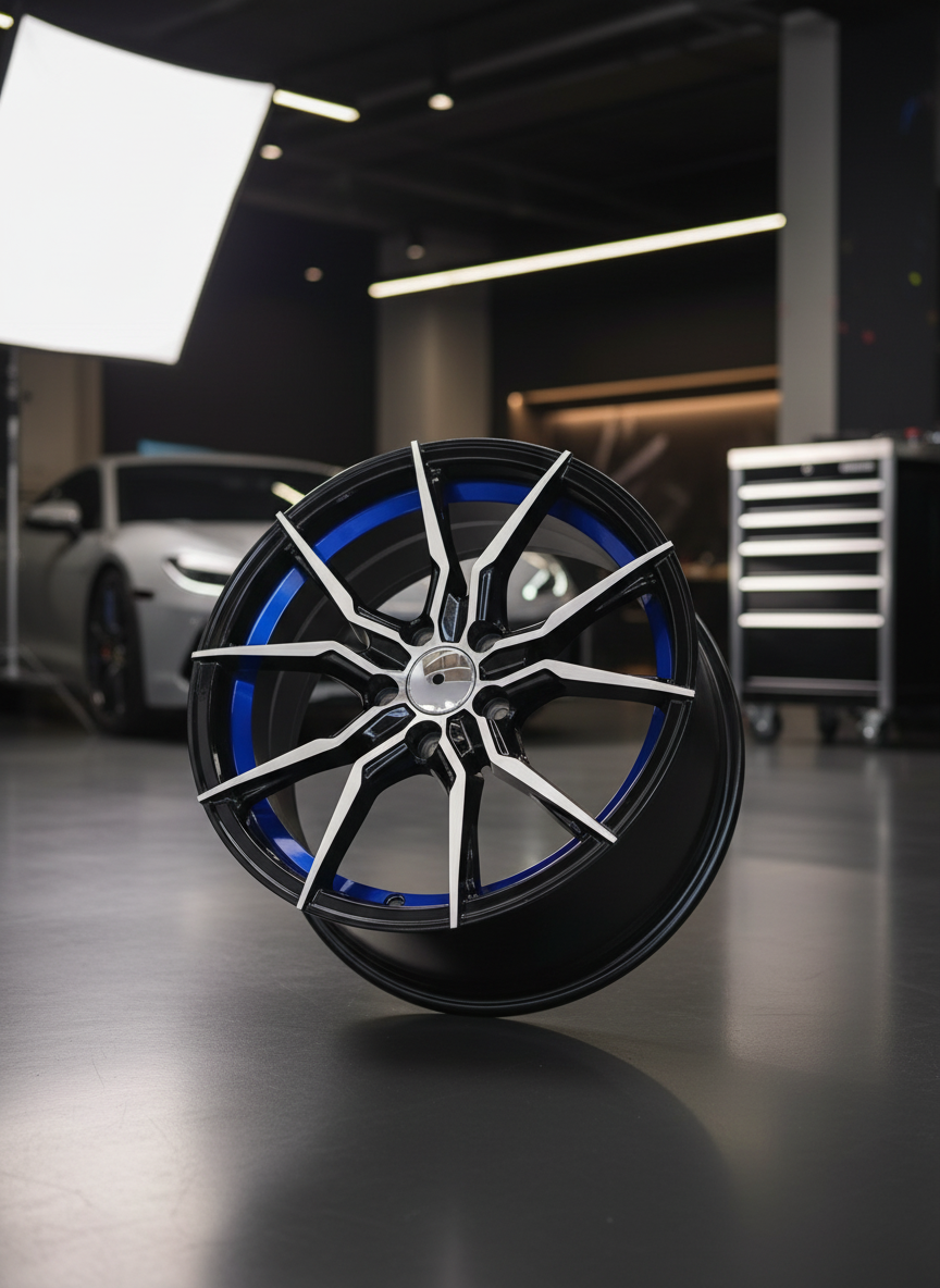 Automotive Wheel in Premium Setting